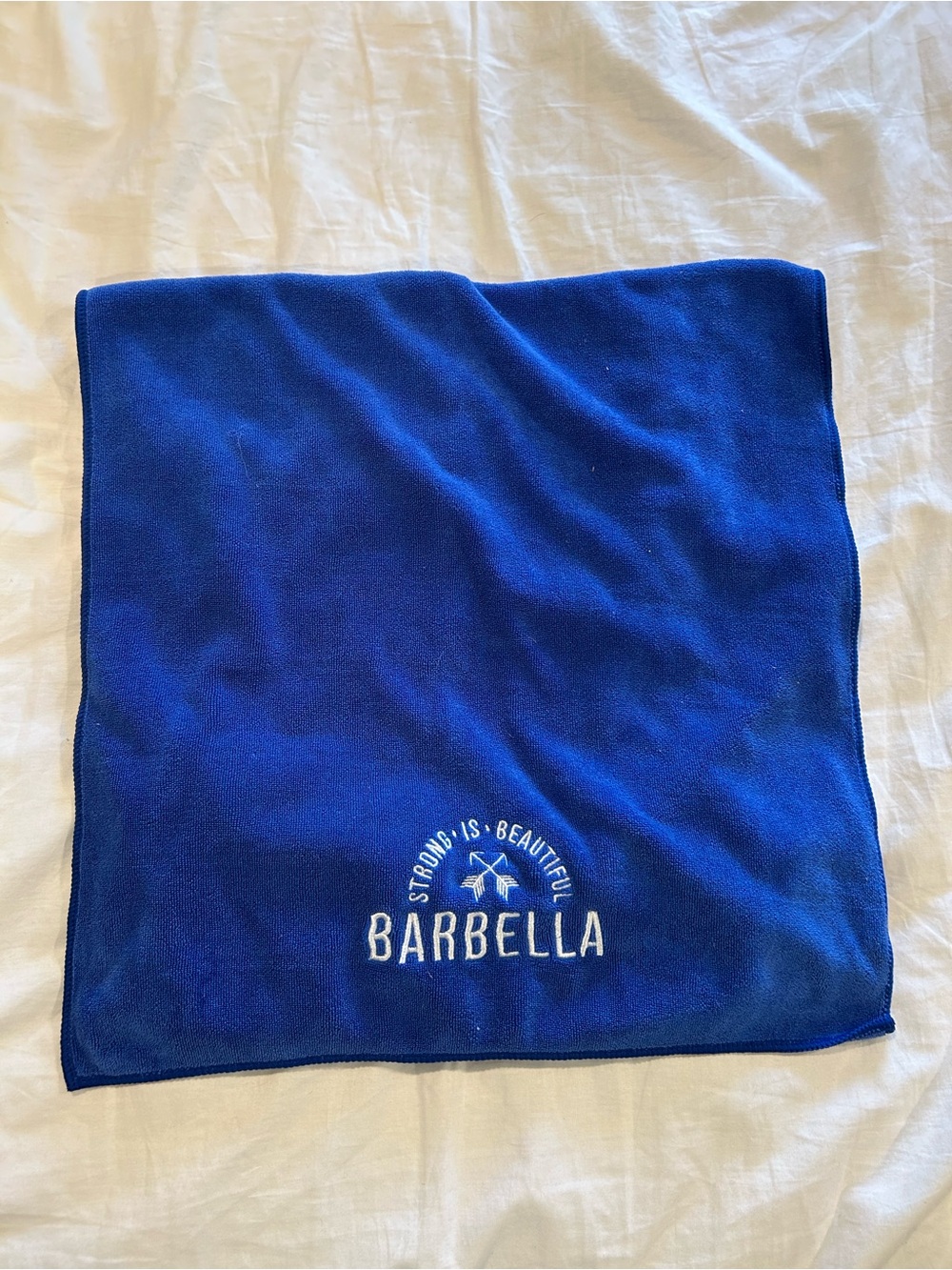 Royal Blue Microfiber gym towel